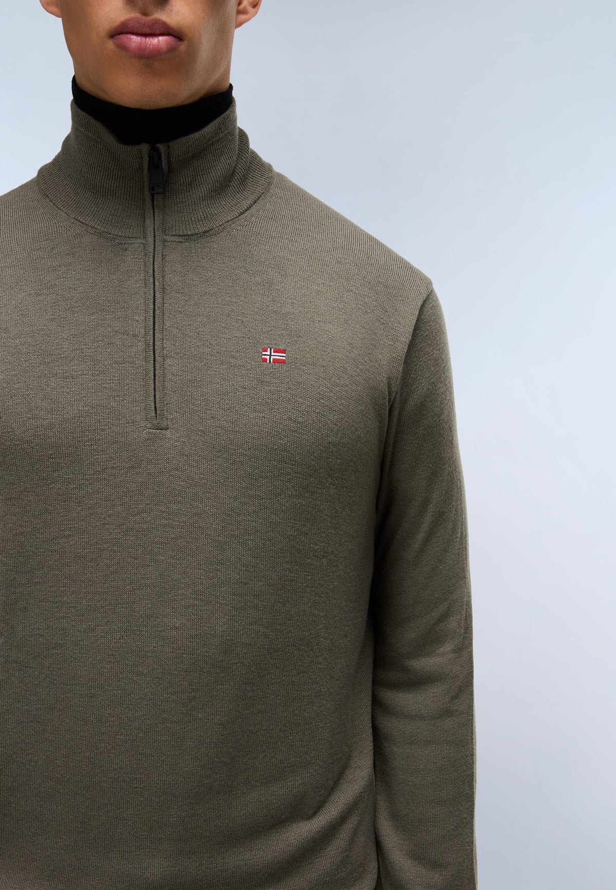 Maglione con Mezza Zip Damavand  - 5
