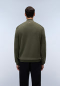 Napapijri Pull à Col Zippé Damavand Vert Olive Night Homme - 3