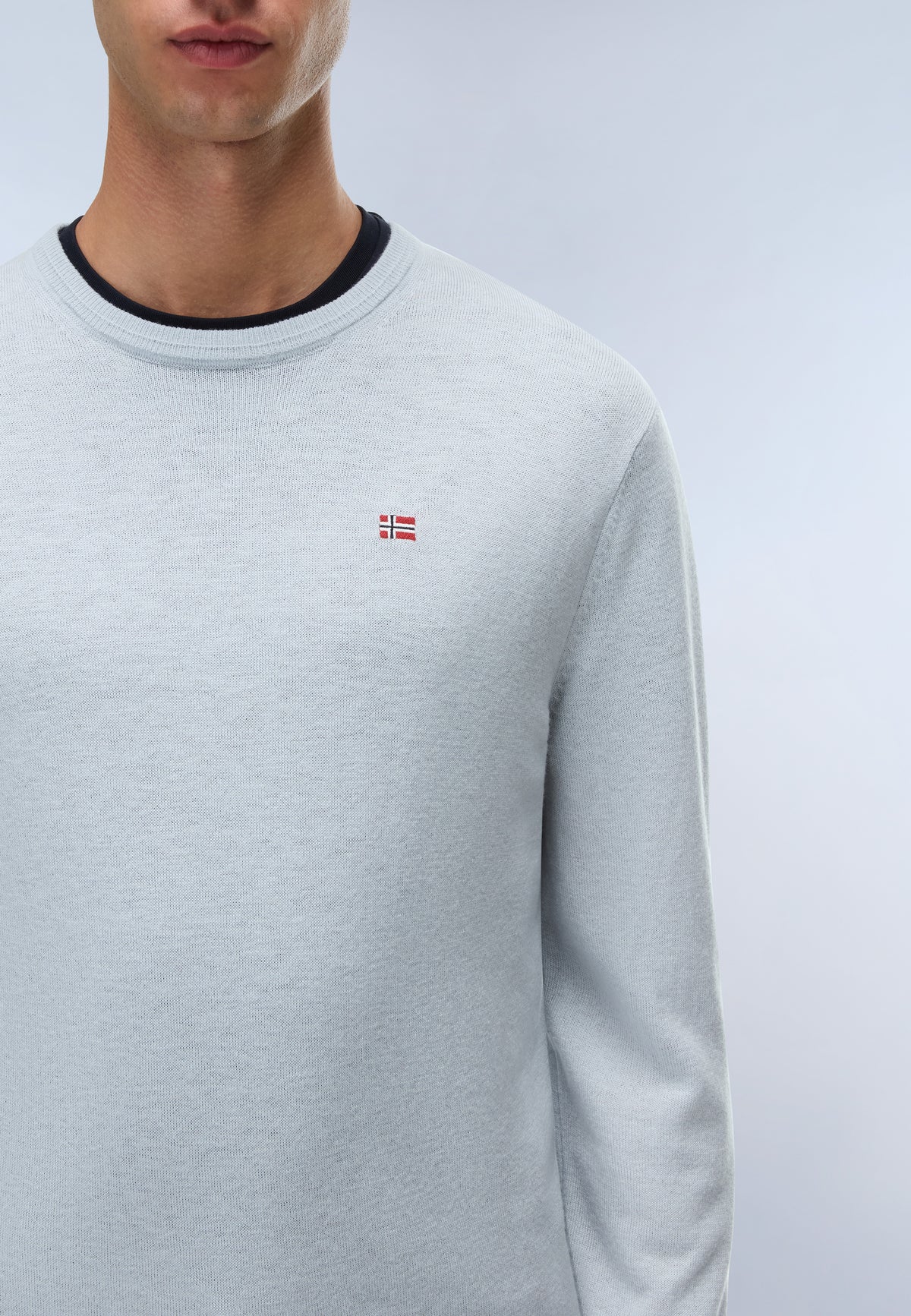 Napapijri Pull Damavand Light Grey Homme - 4