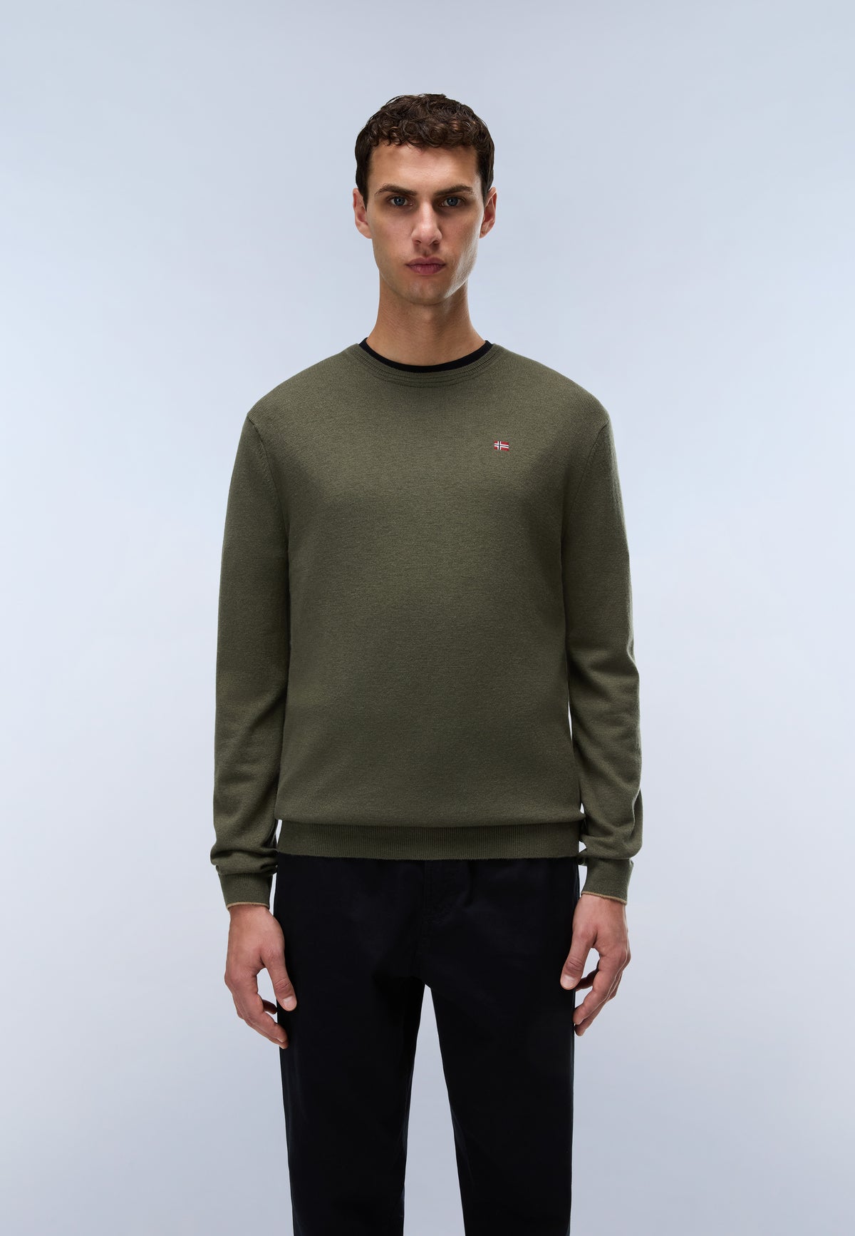 Napapijri Pullover Damavand Grün Olive Night Herren - 2