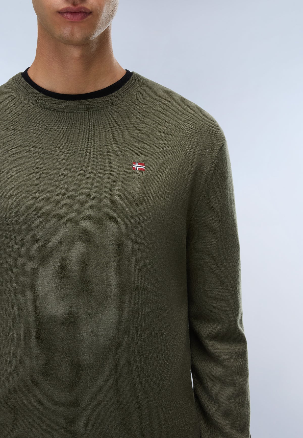 Napapijri Pullover Damavand Grün Olive Night Herren - 4