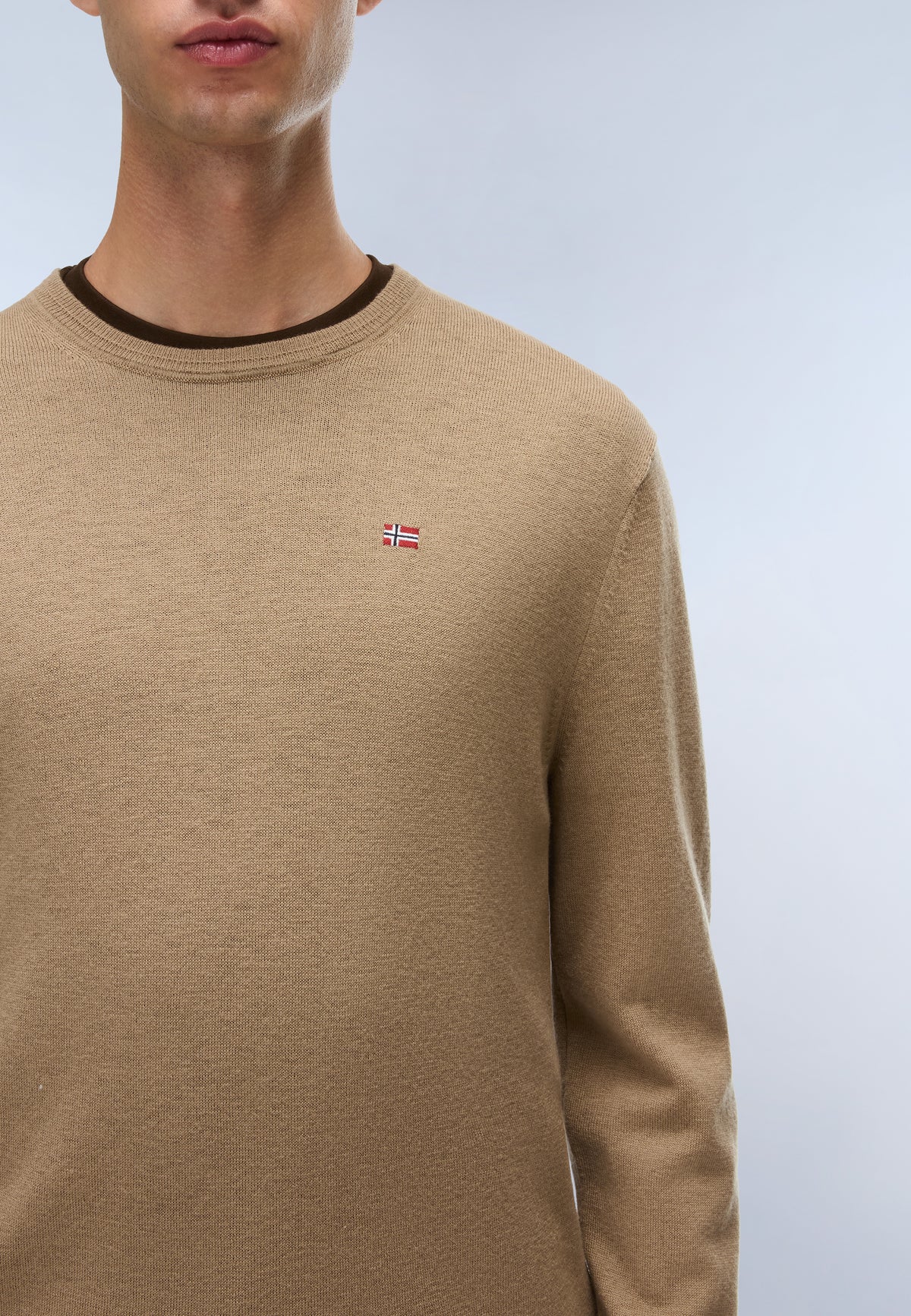 Napapijri Pull Damavand Beige Petrified Oak Homme - 4