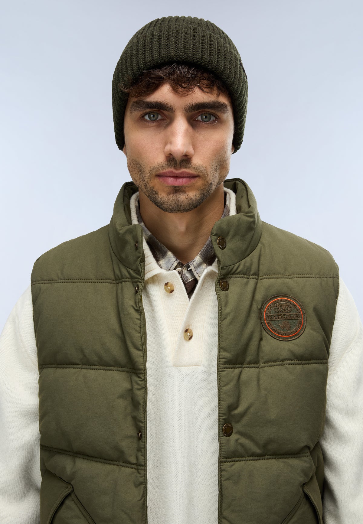 Napapijri Beanie Foli Groen Olive Night Heren - 2