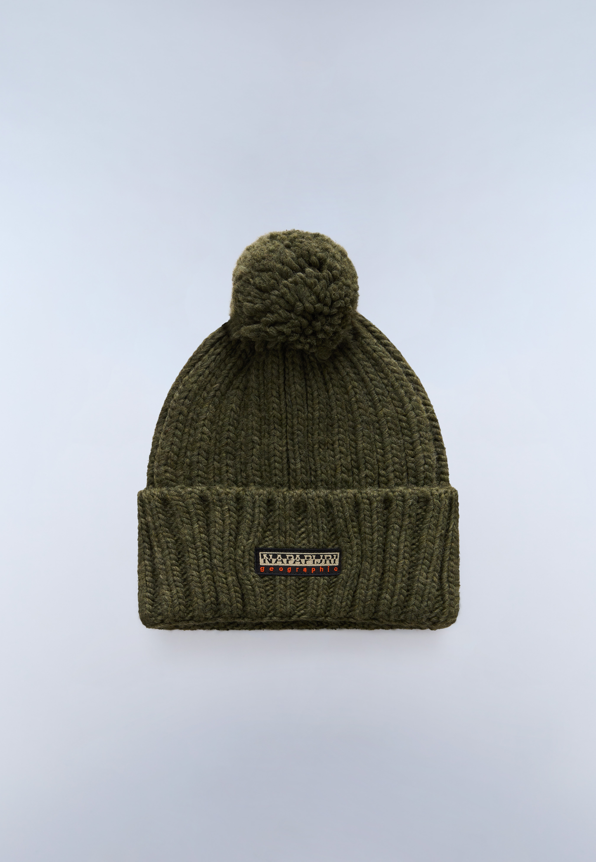 Napapijri fea 2 bobble beanie with patch logo in grey | ASOS Napapijri fea 2 bobble beanie with patch logo in grey | ASOS