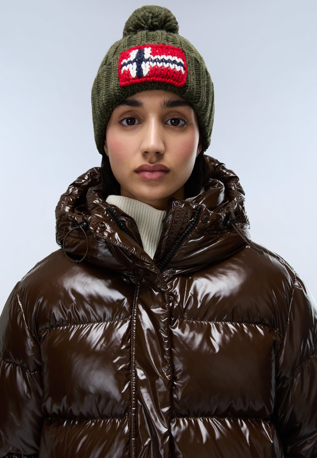 Napapijri Semiury Beanie Green Olive Night Men - 3