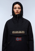 Rainforest Pocket Winter Anorak Jacket Black - 2