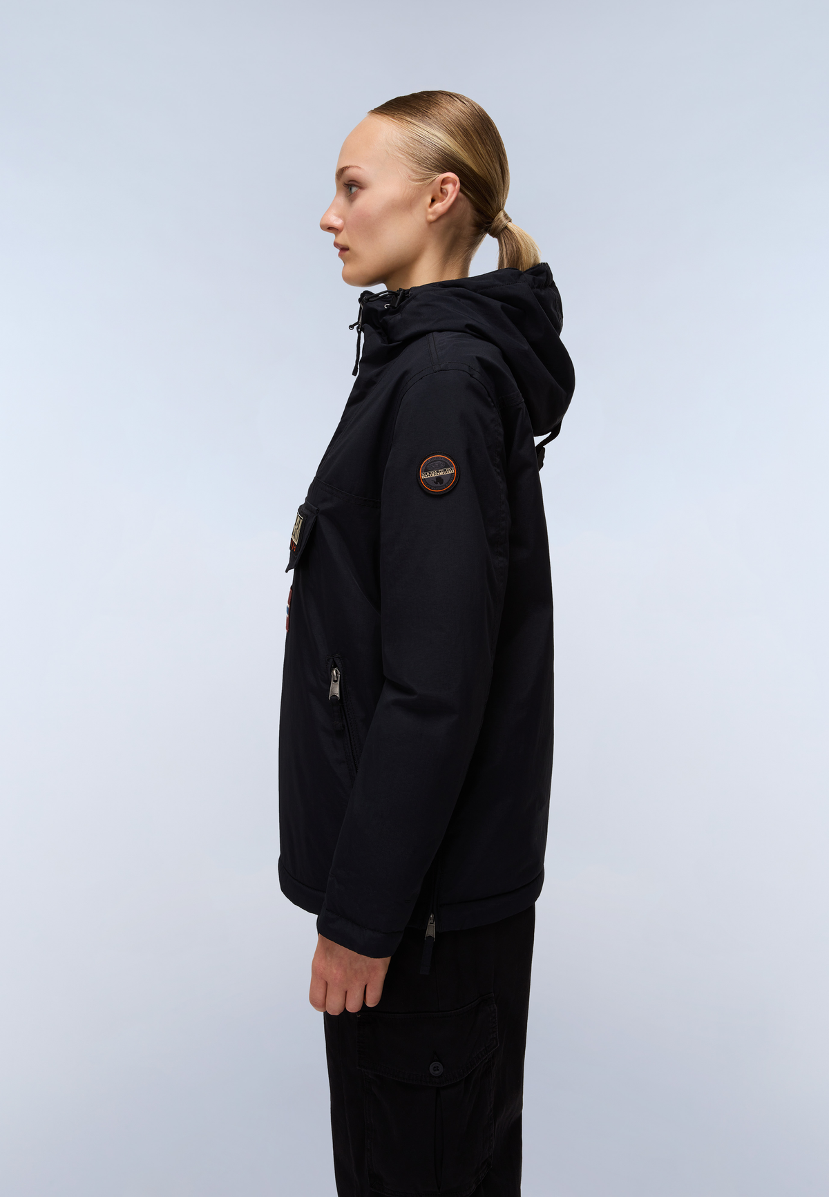 Rainforest Pocket Winter Anorak Jacket Black - 4