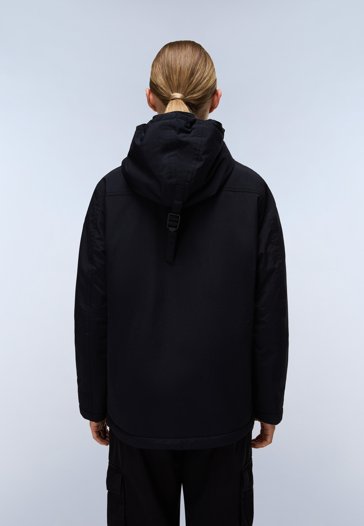 Rainforest Pocket Winter Anorak Jacket Black - 5