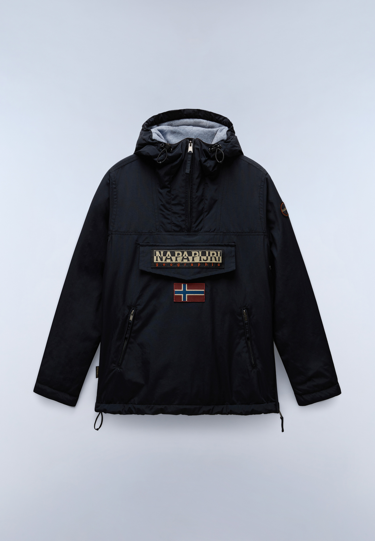 Rainforest Pocket Winter Anorak Jacket Black - 1