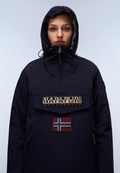 Rainforest Pocket Winter Anorak Jacket Dark Blue - 2