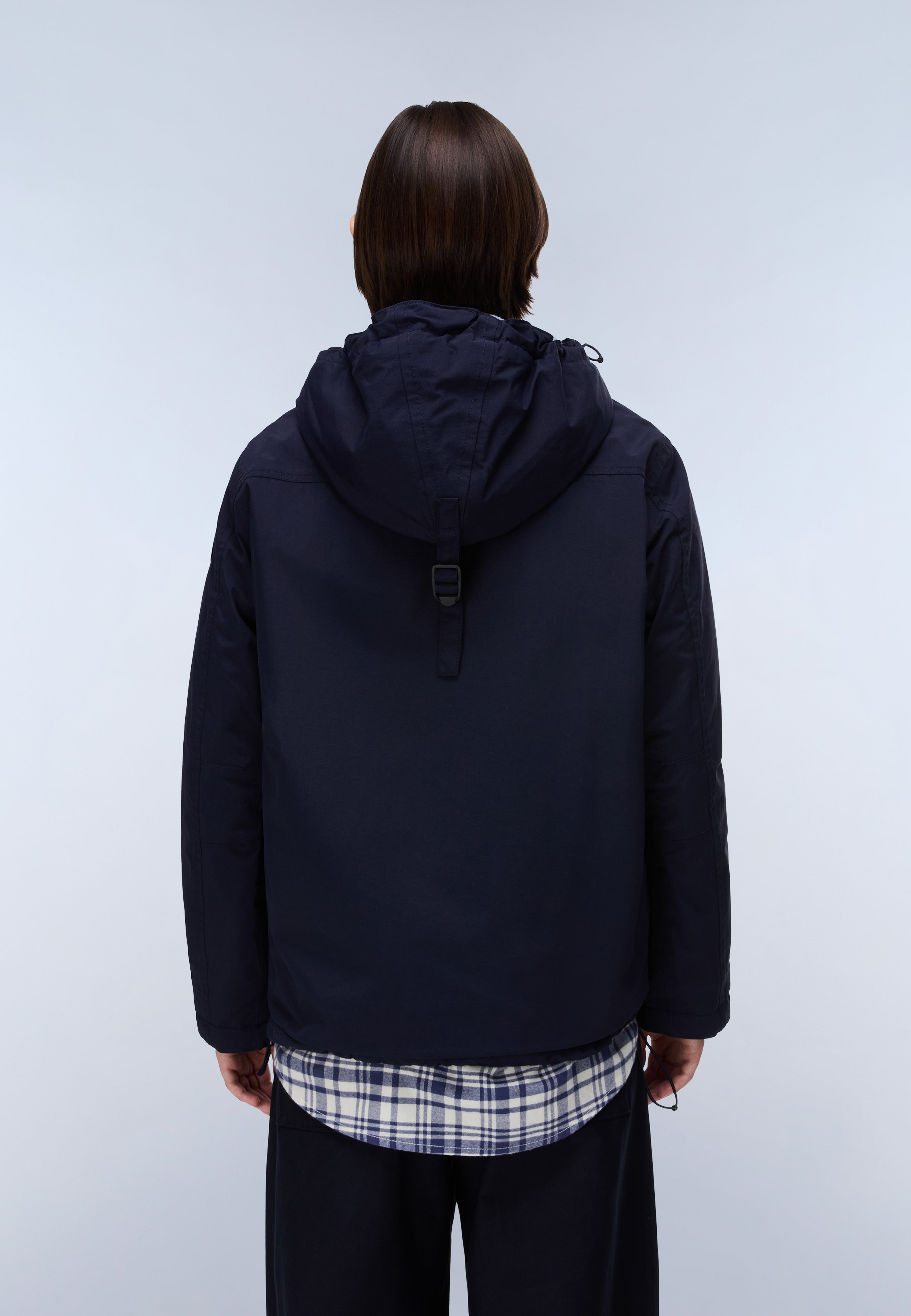 Rainforest Pocket Winter Anorak Jacket - Dark Blue