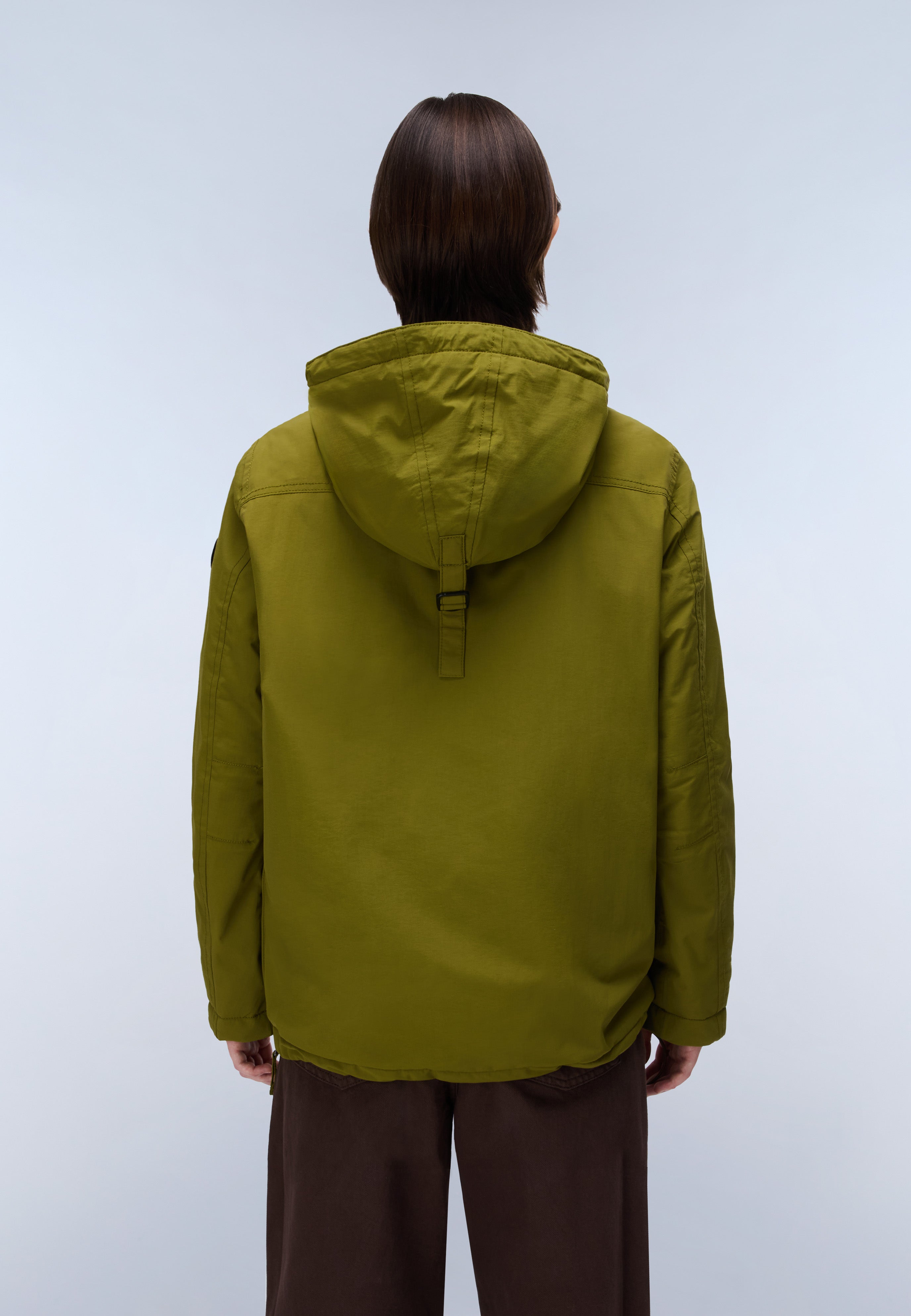 Rainforest Pocket Winter Anorak Jacket - Green Avocado