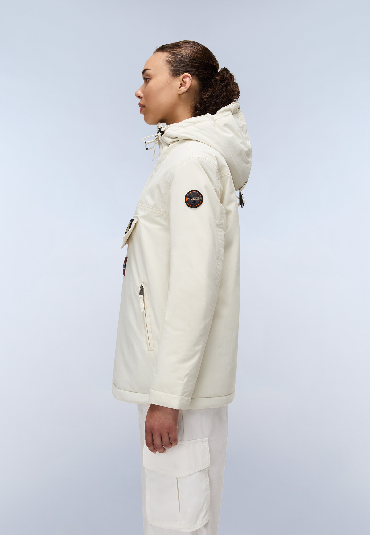 Rainforest Pocket Winter Anorak Jacket Beige - 5