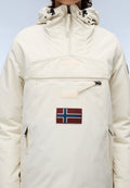 Rainforest Pocket Winter Anorak Jacket Beige - 8