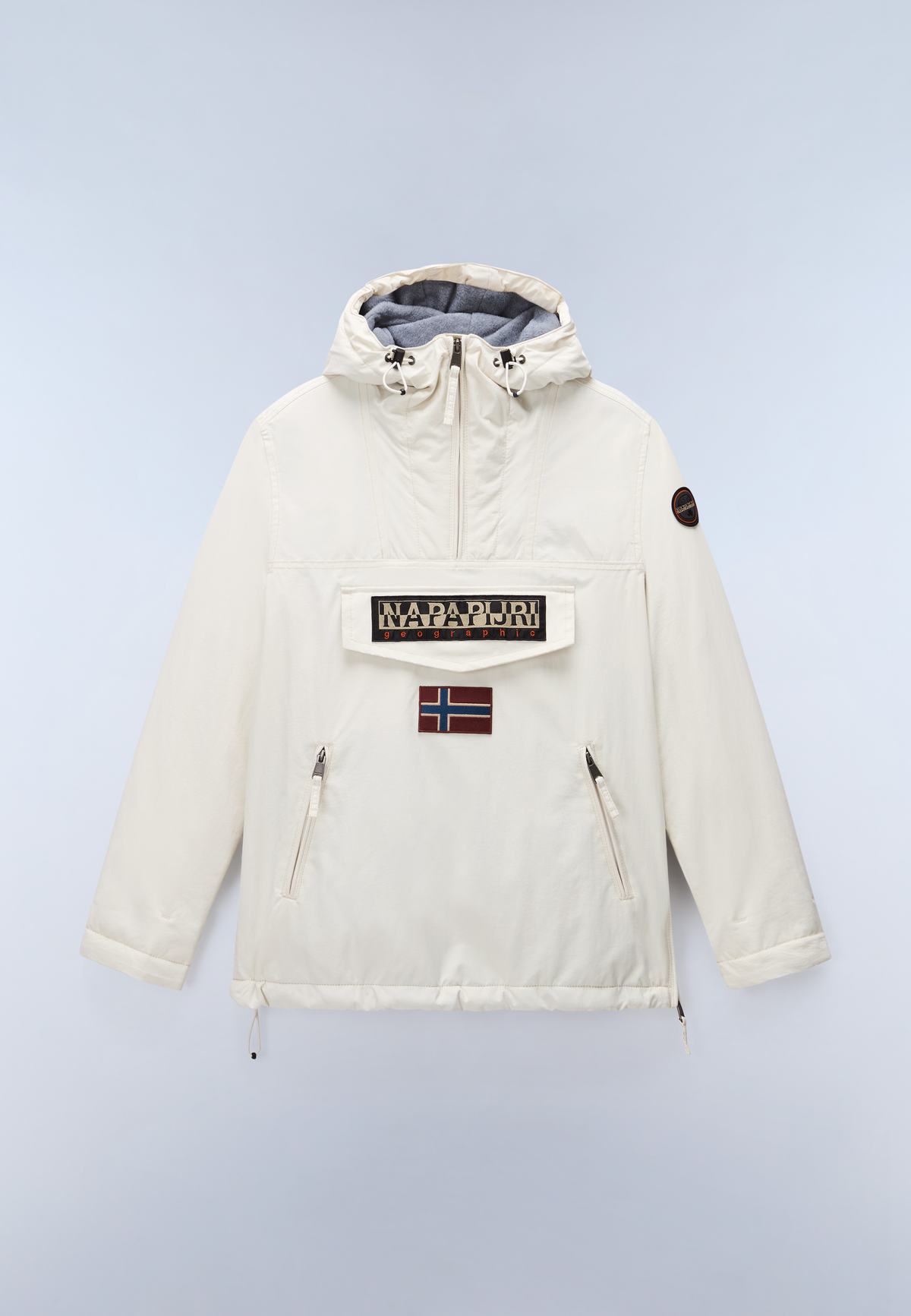 Rainforest Pocket Winter Anorak Jacket Beige - 1