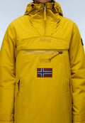 Rainforest Pocket Winter Anorak Jacket Yellow Gold - 8
