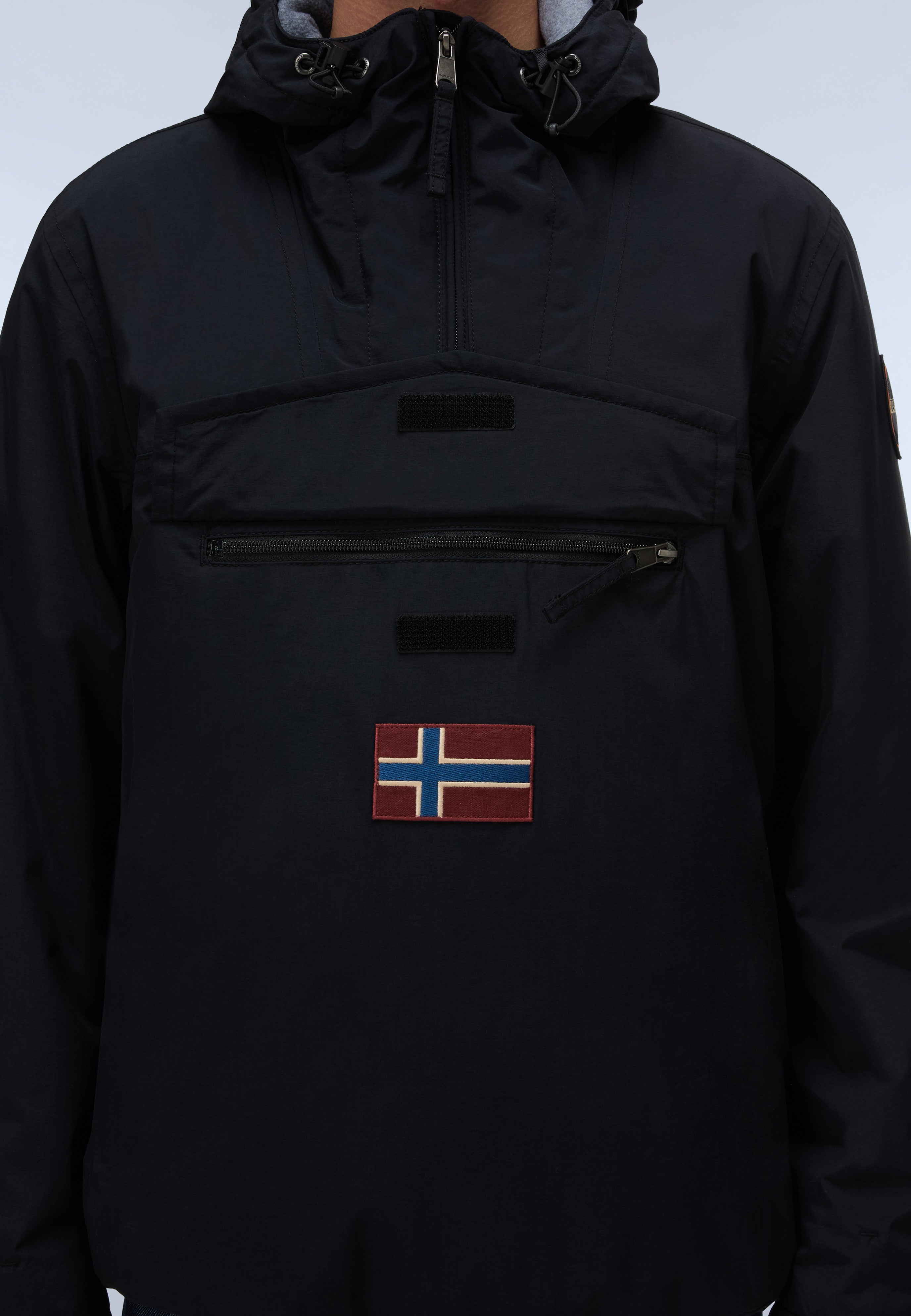 Napapijri Rainforest Winter Anorak Jacket Men Black