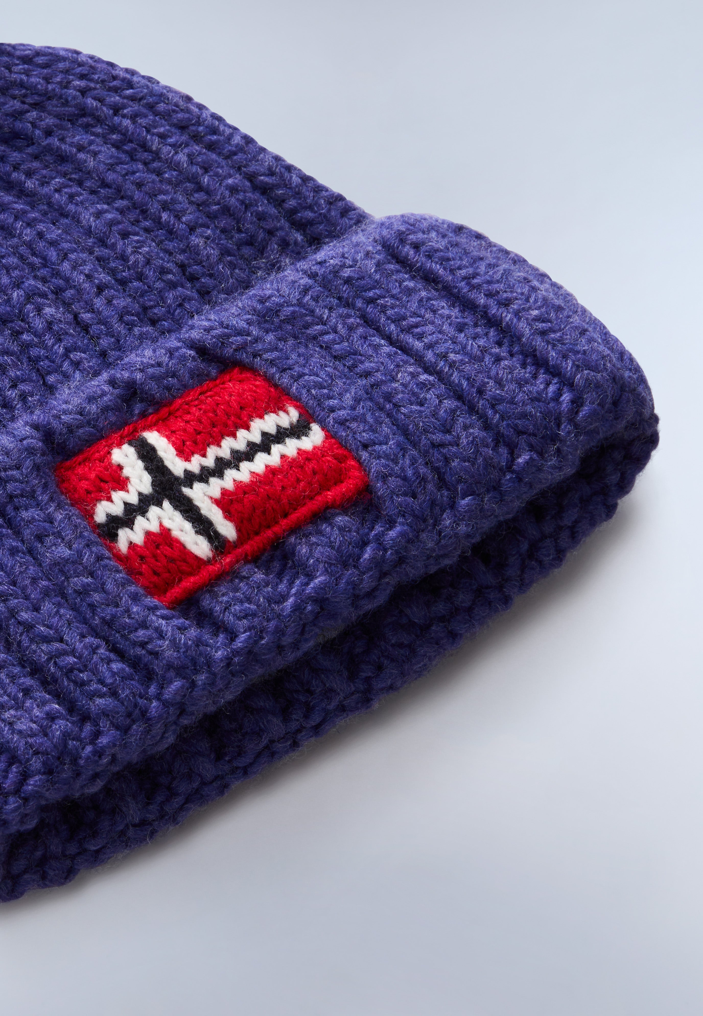 Napapijri Semiury 5 Beanie - Orange/Red Knit Hat For Men & Women