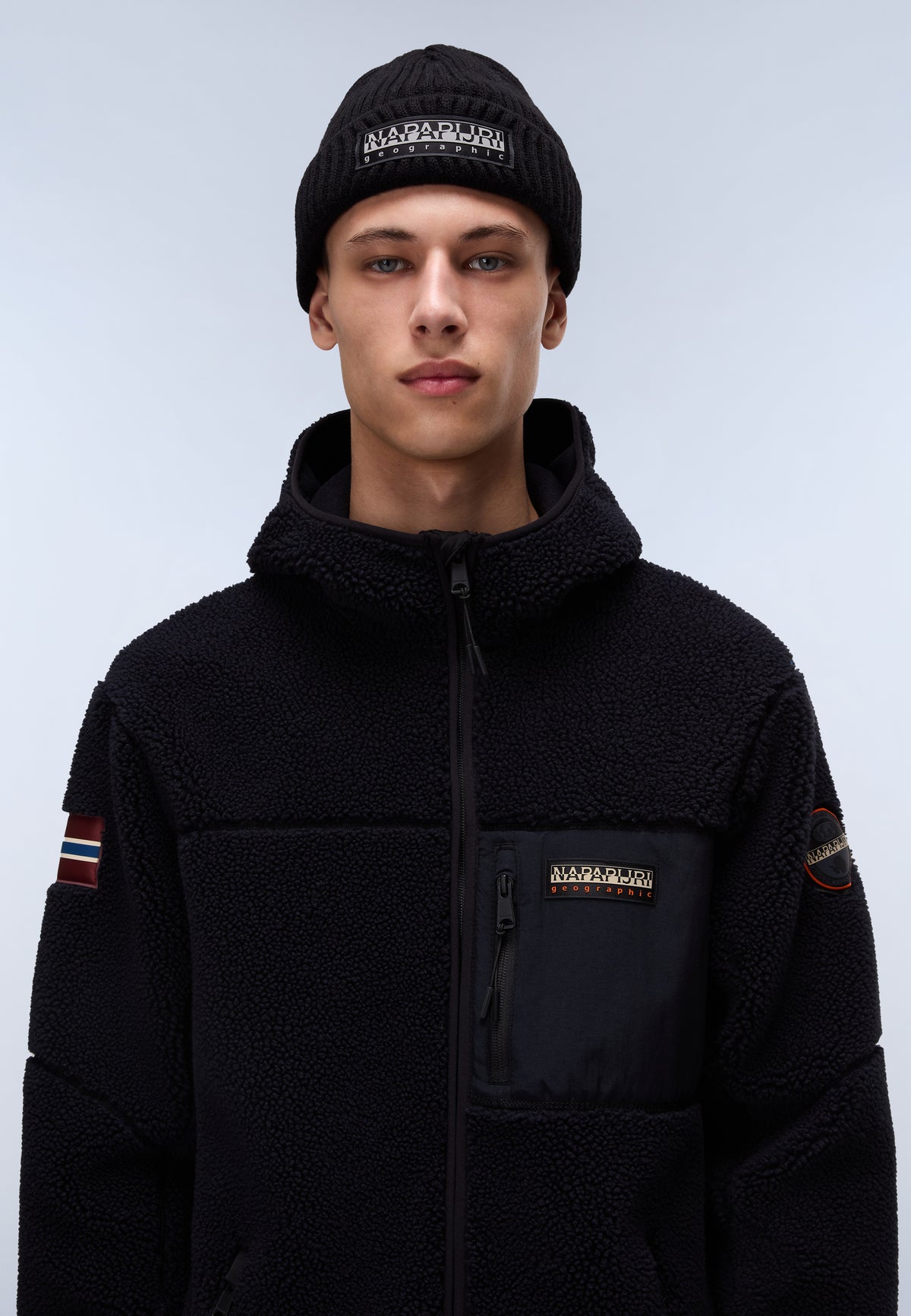 Yupik Full-Zip Fleece Hoodie Black - 2