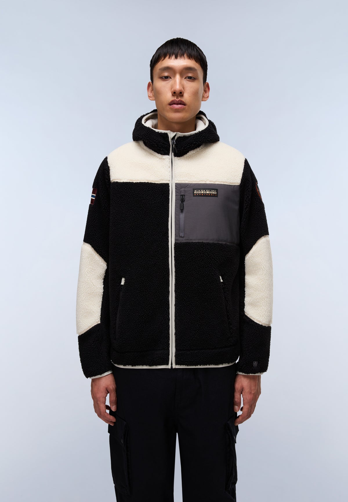 Sudadera Polar con Capucha y Cremallera Completa Yupik Multicolor MCB - 3