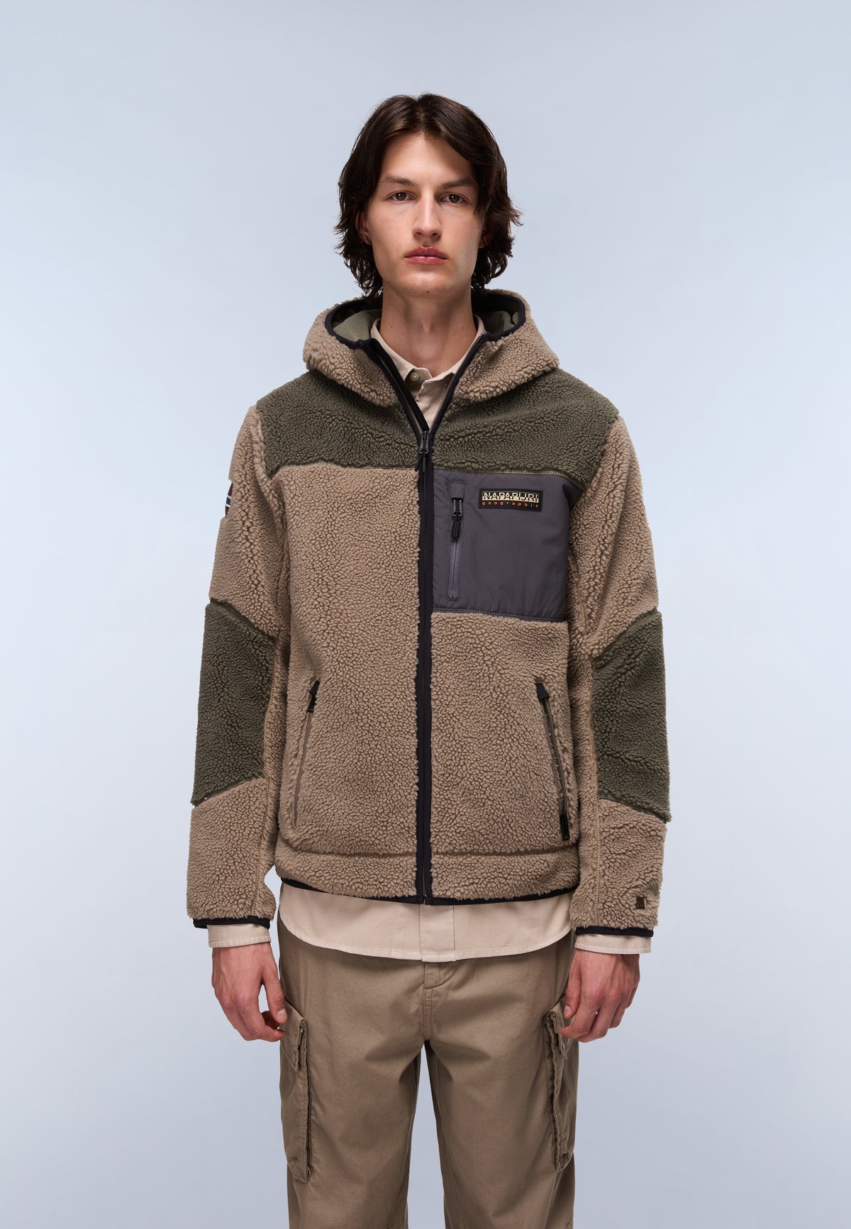 Felpa in Pile con Cappuccio e Zip Yupik  - 4