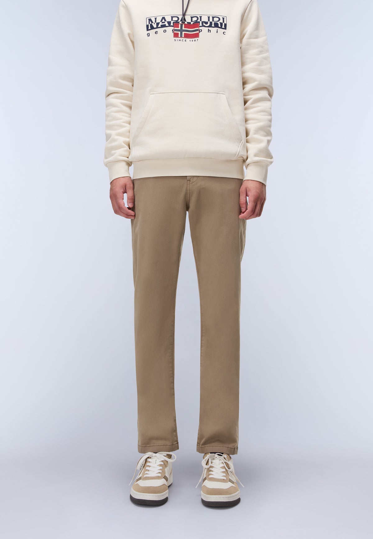 Puyo All-Seasons Chino Trousers Beige - 2