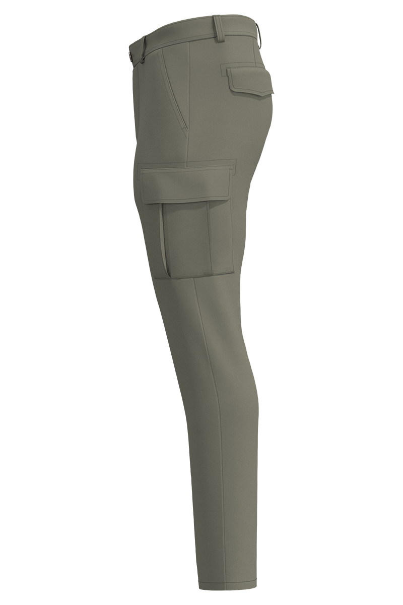 Yasuni Cargo Trousers Green Tea Leaf - 3