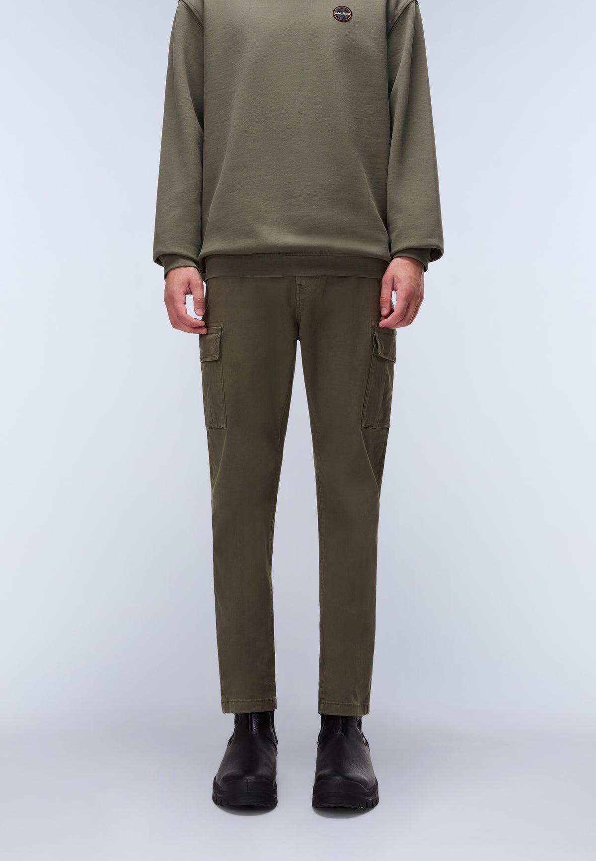 Yasuni Cargo Trousers Green Tea Leaf - 2