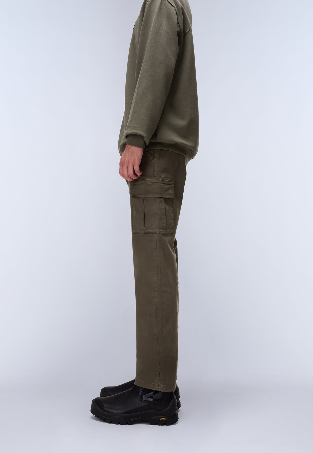 Yasuni Cargo Trousers Green Tea Leaf - 5