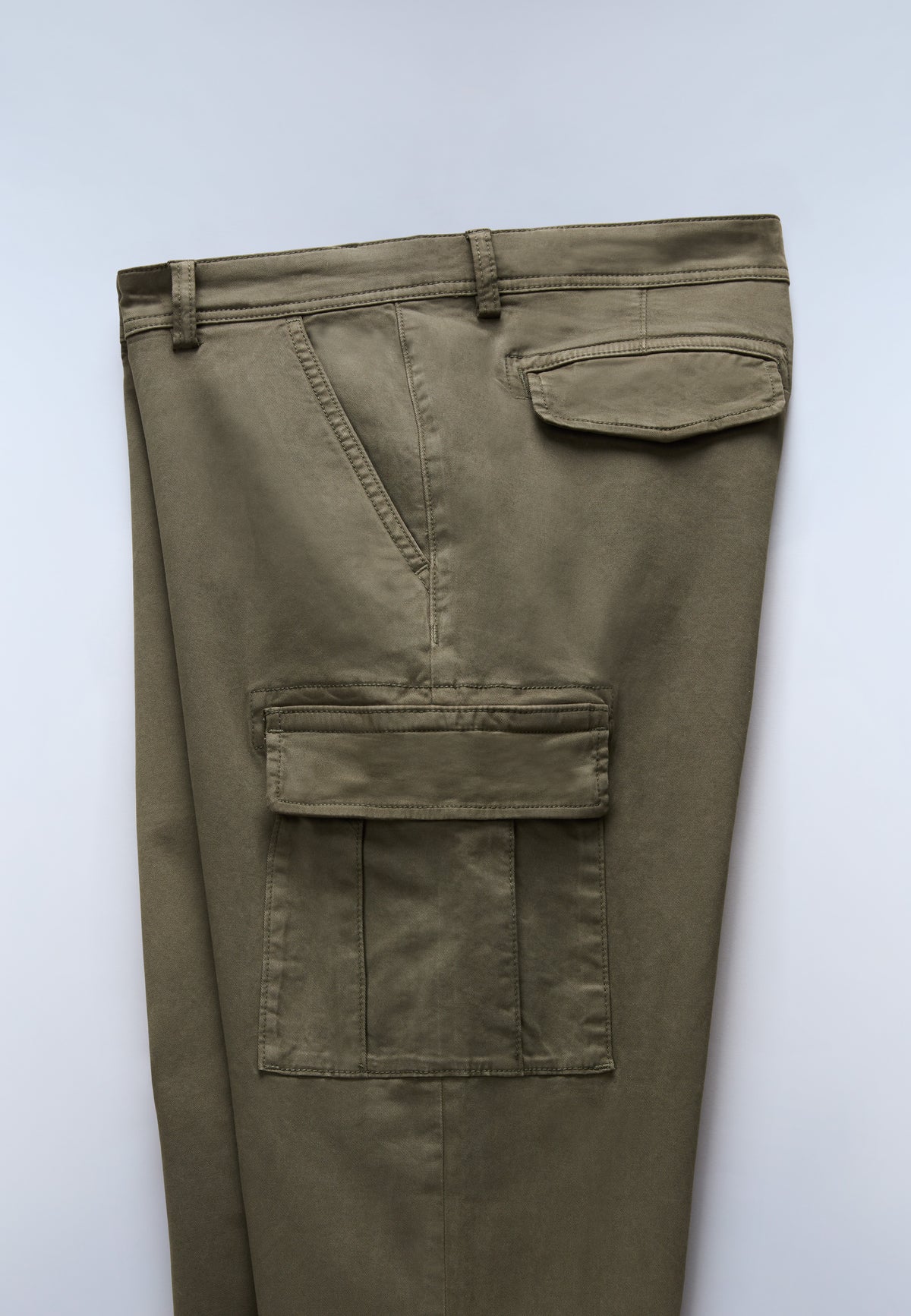 Yasuni Cargo Trousers Green Tea Leaf - 9