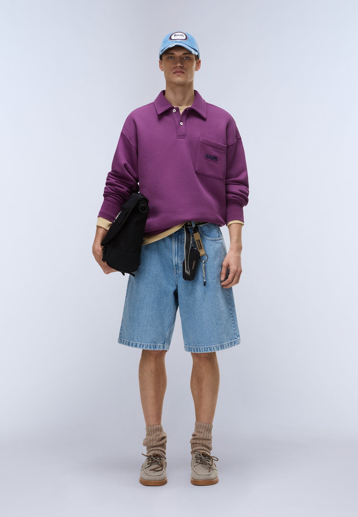 Miraat French Terry Sweatshirt Purple - 3