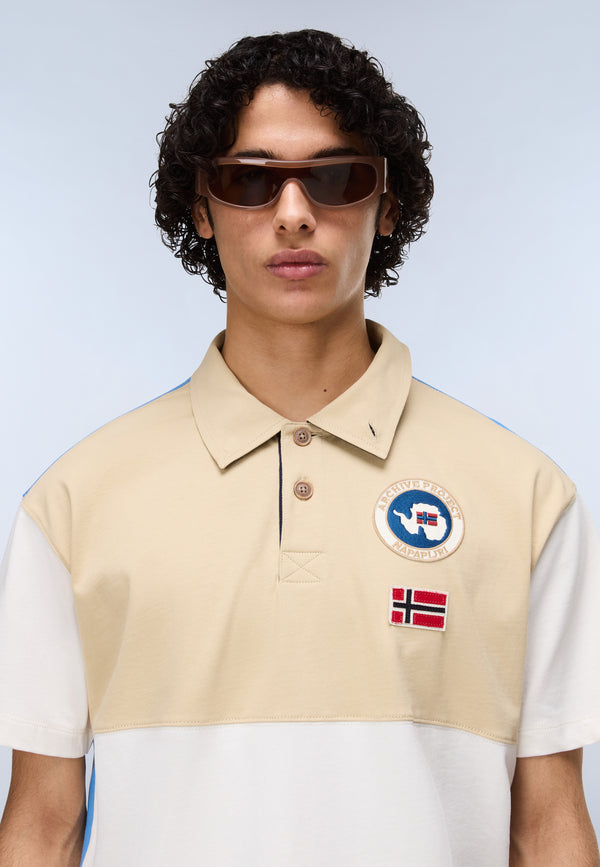 Reflect Short Sleeve Polo White Whisper