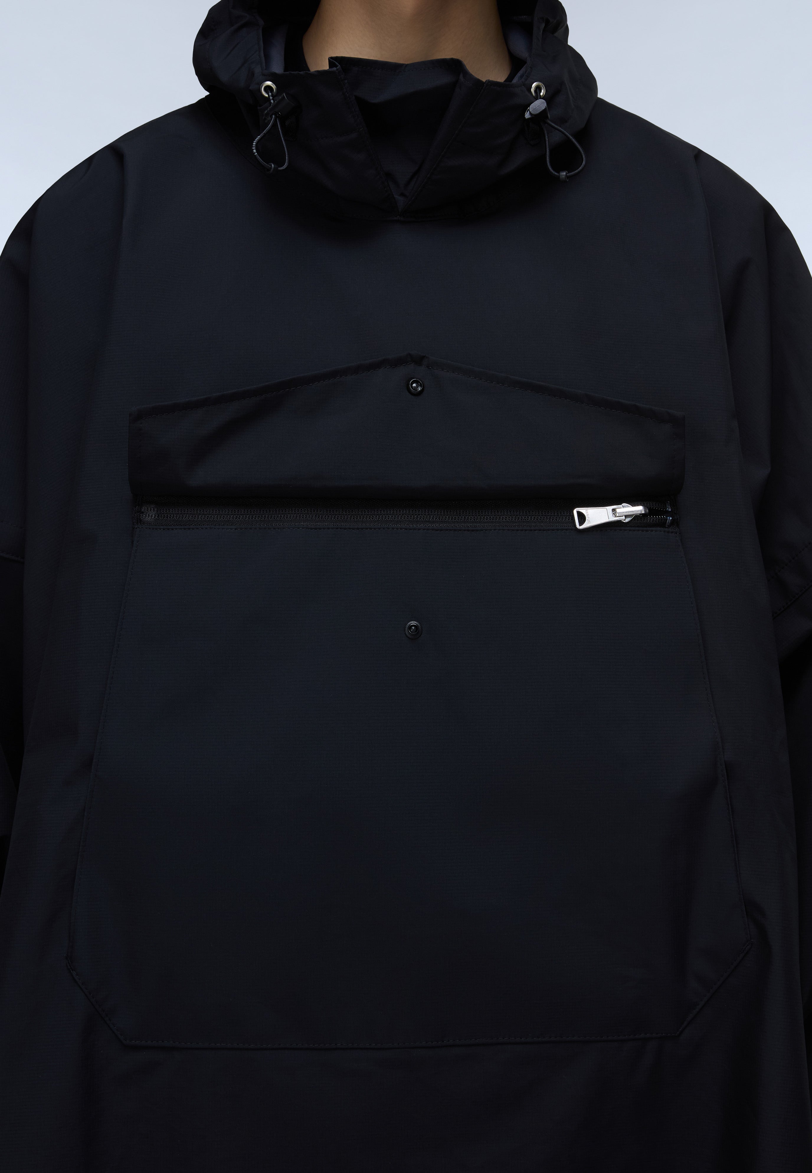 Napapijri Raincape Anorak Jacket Men Black
