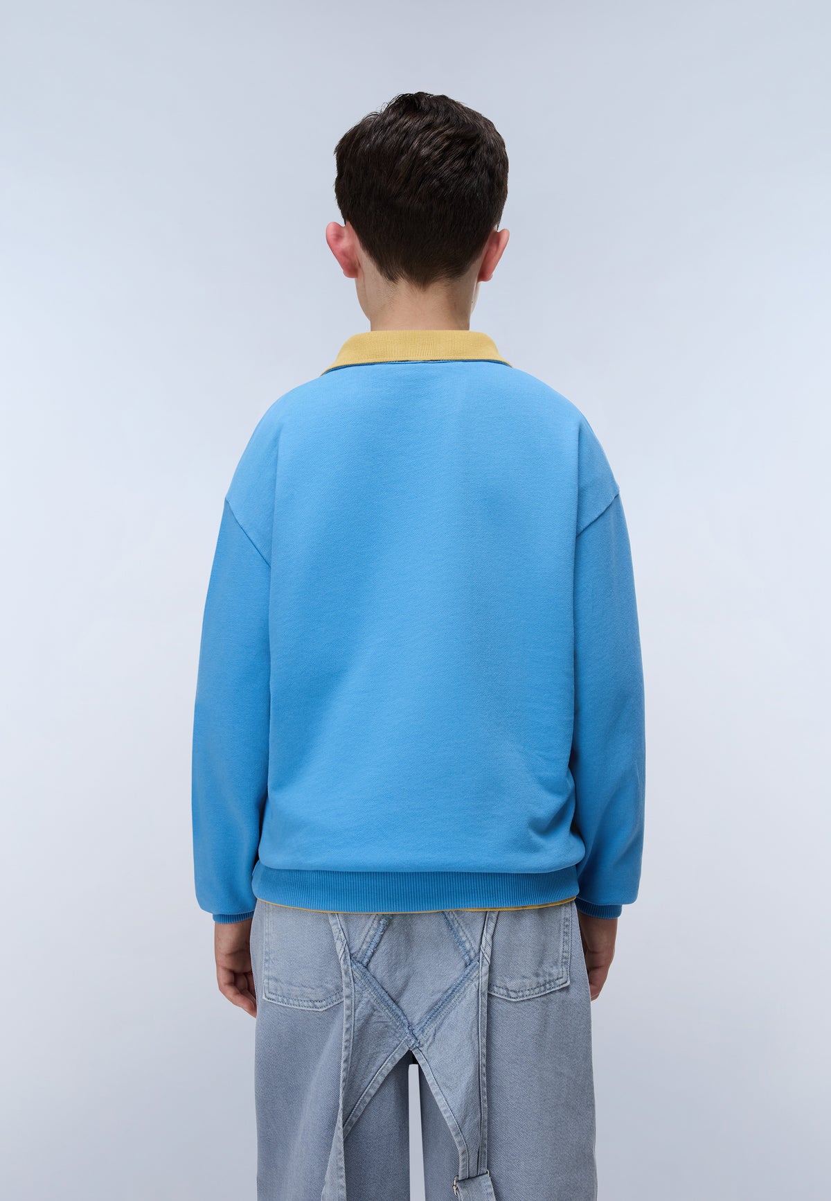 Felpa in French Terry New Box Logo  - 4