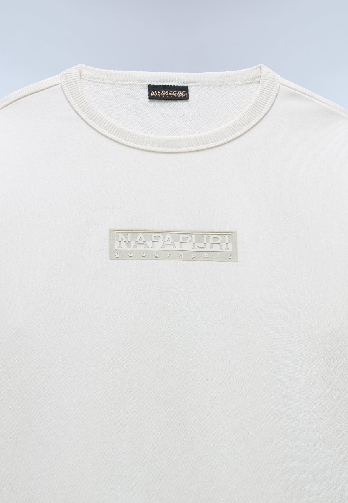 Sudadera New Box Logo French Terry Blanco Whisper - 5