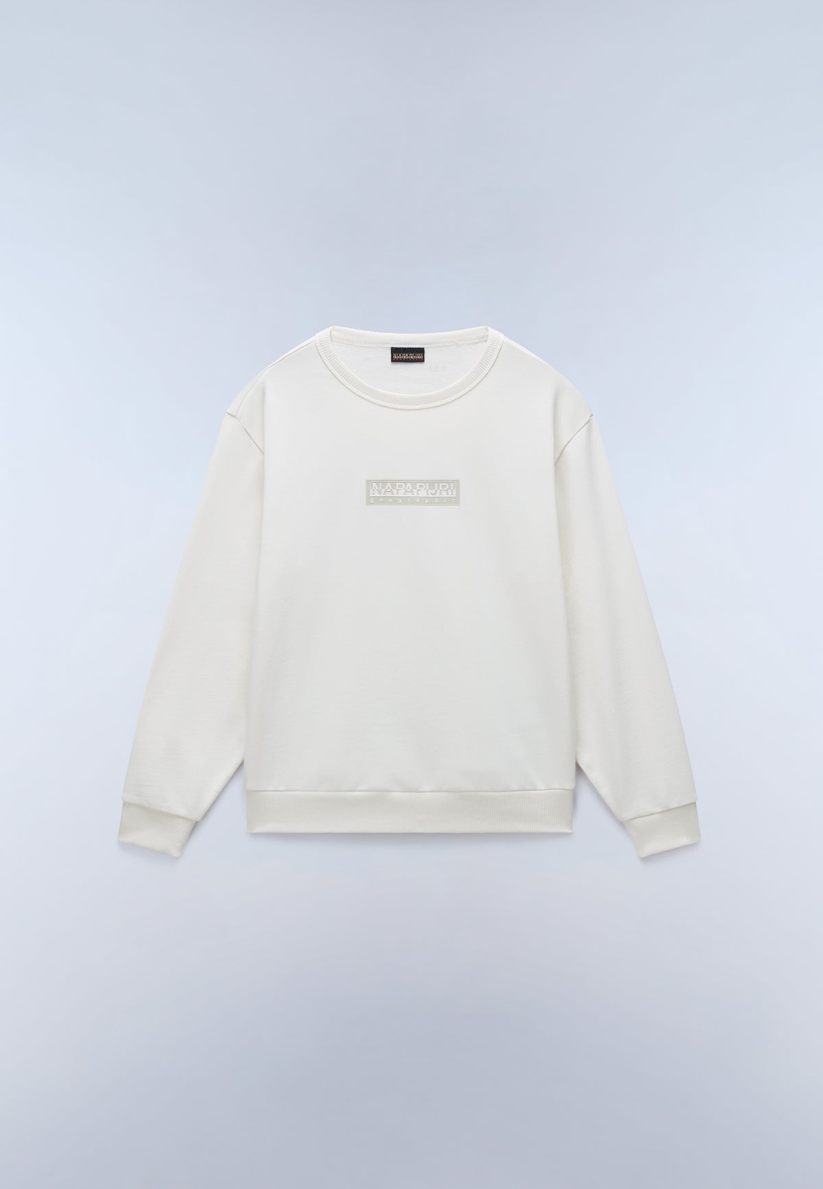 Sudadera New Box Logo French Terry Blanco Whisper - 1