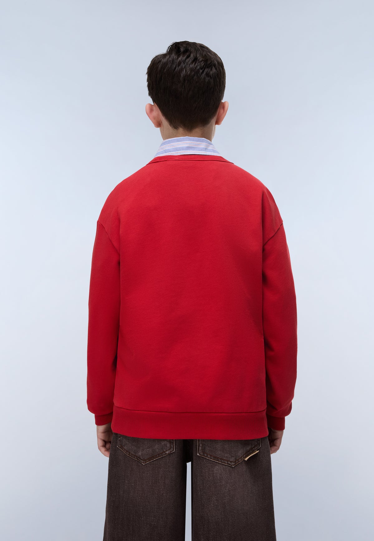 Felpa in French Terry New Box Logo  - 4