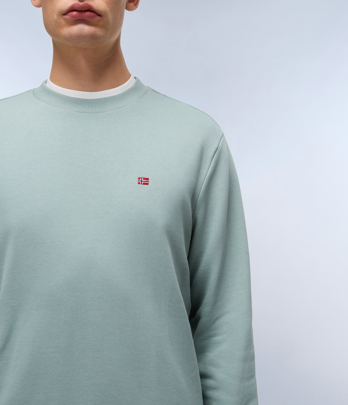 Balis French Terry Sweatshirt Green Mil - 5
