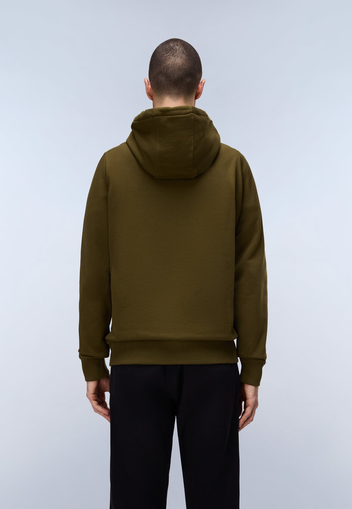 Balis French Terry Hoodie Dark Green Olive - 3