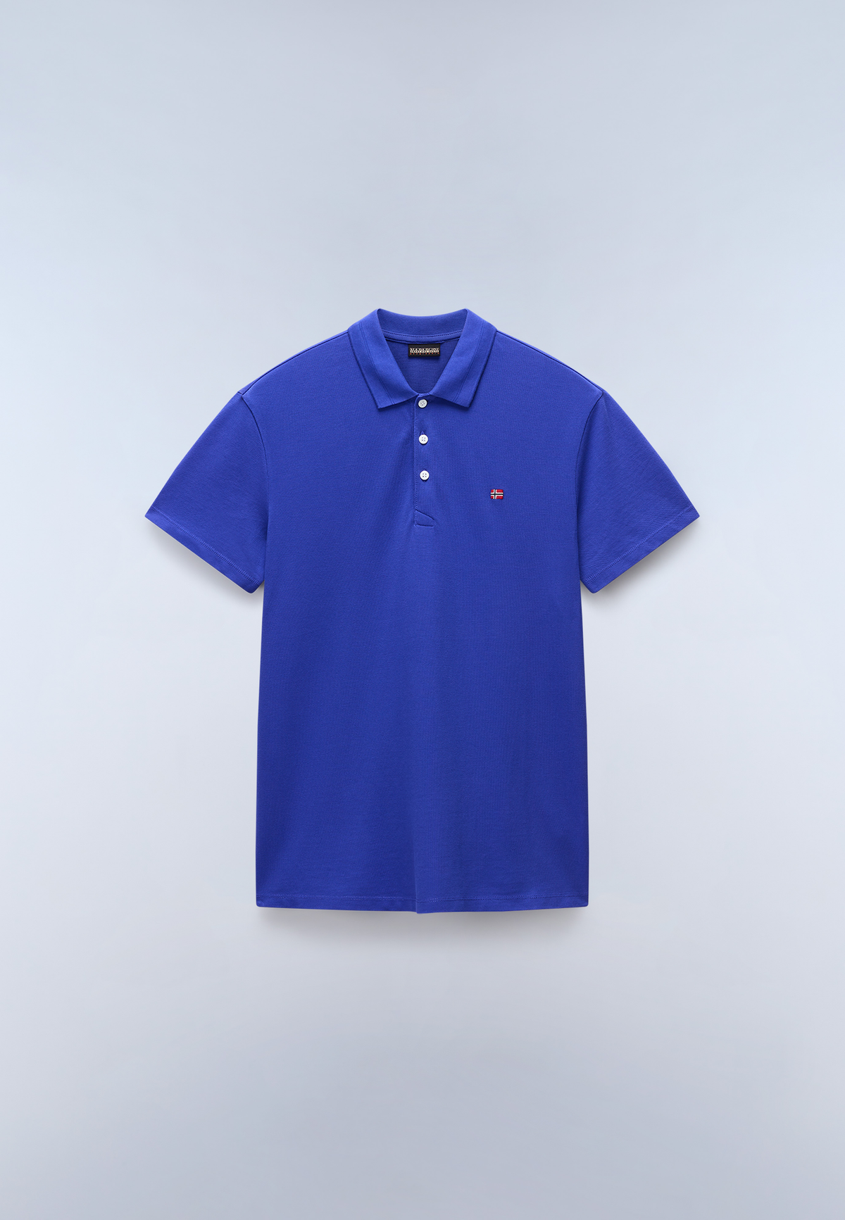 Polo de Manga Corta de Piqué Ealis Azul Royal - 1