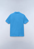 Polo de Manga Corta de Piqué Ealis Azul Claro - 5