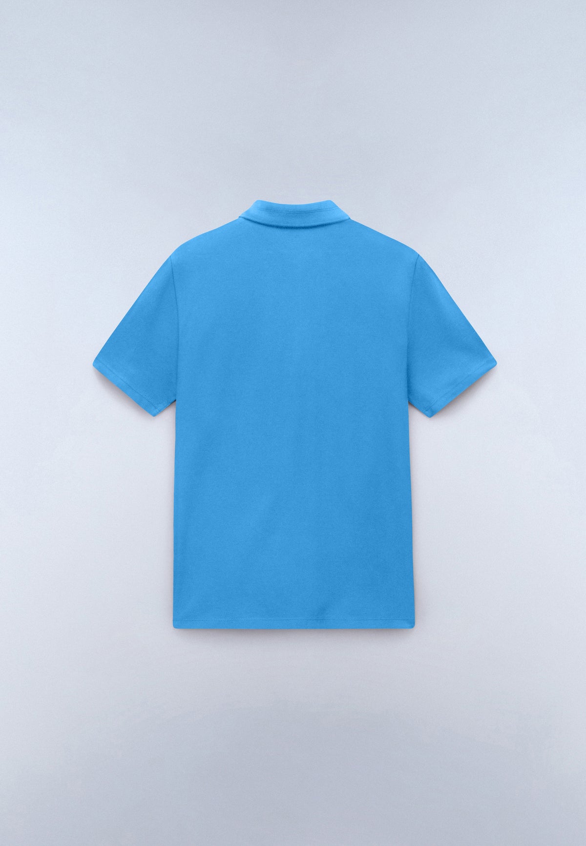 Polo de Manga Corta de Piqué Ealis Azul Claro - 5