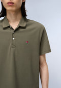 Polo de Manga Corta de Piqué Ealis Verde Tea Leaf - 5
