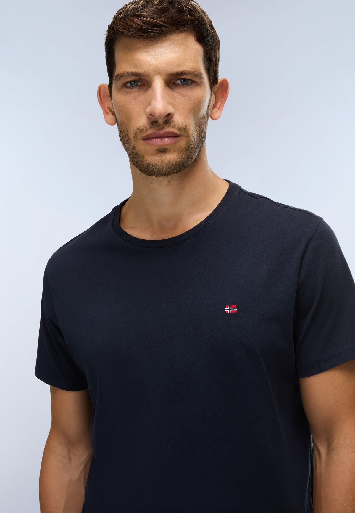 T-Shirt a Maniche Corte Salis in Jersey  - 2