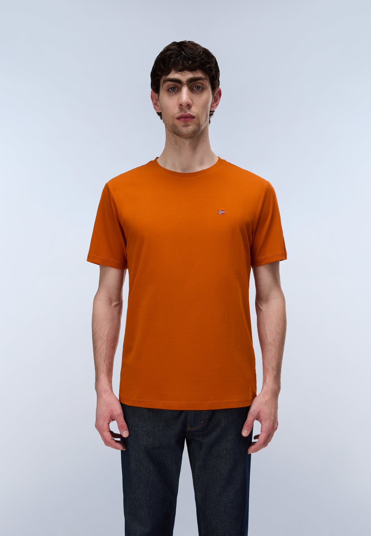 T-Shirt a Maniche Corte Salis in Jersey  - 2