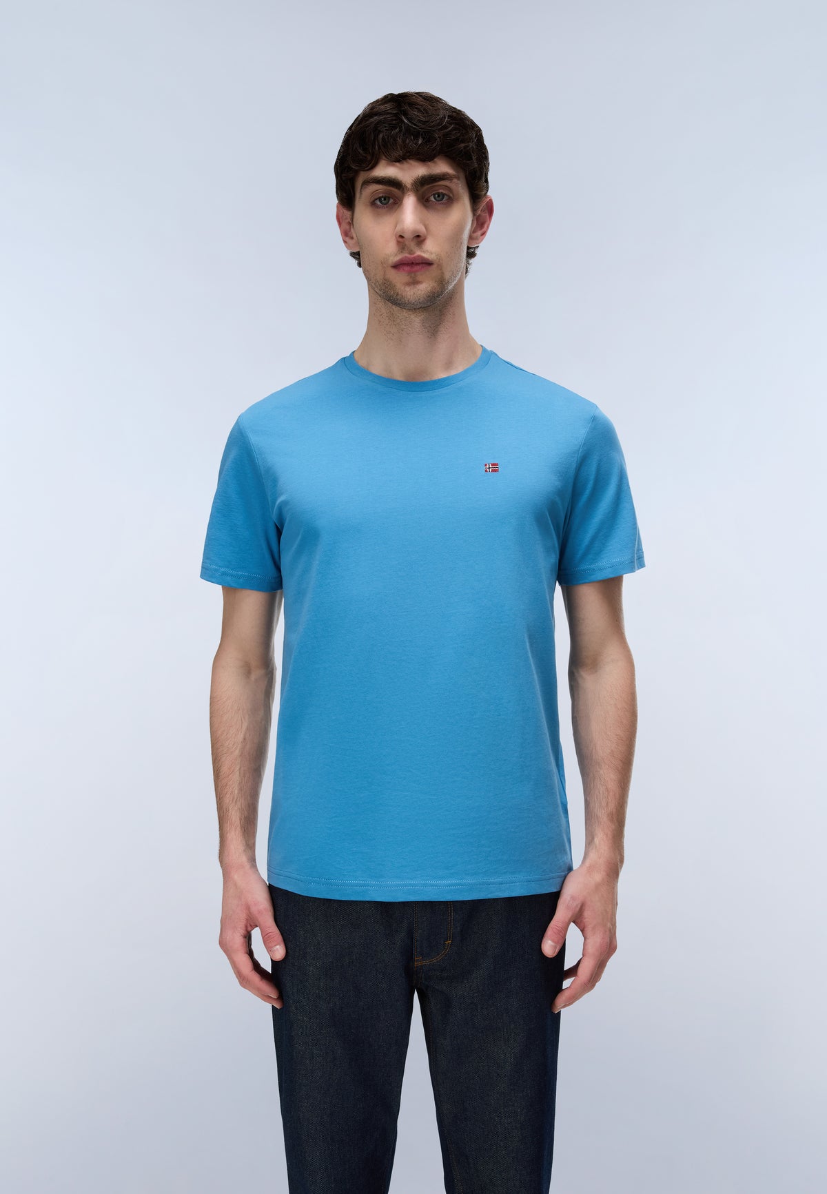 Kurzärmeliges Jersey-T-Shirt Salis  - 2