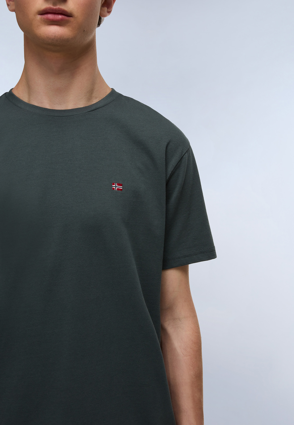 Camiseta de Manga Corta de Punto Salis Verde Urban - 4