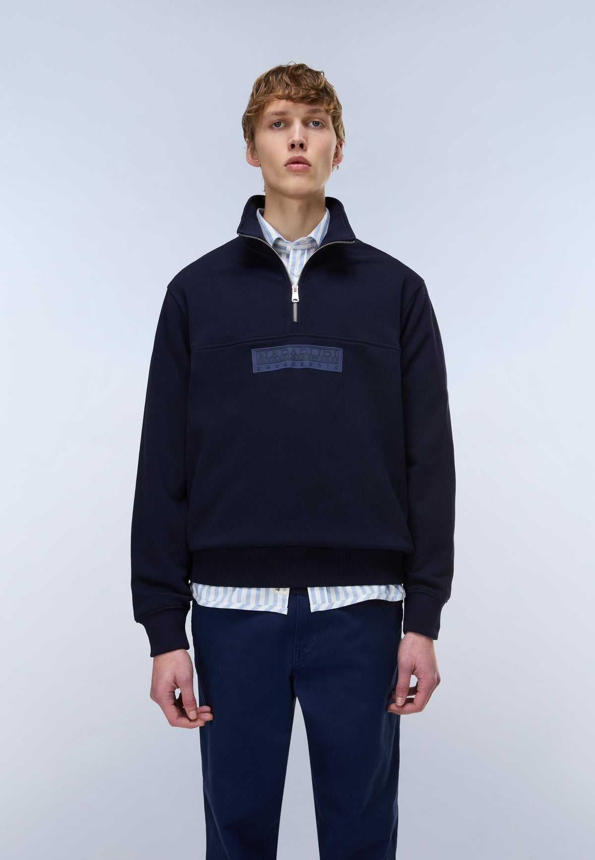 Sweat-shirt en French Terry Box Logo  - 3