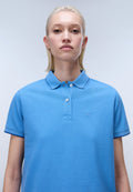 Aurora Piqué Short Sleeve Polo Light Blue - 2