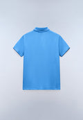 Aurora Piqué Short Sleeve Polo Light Blue - 6